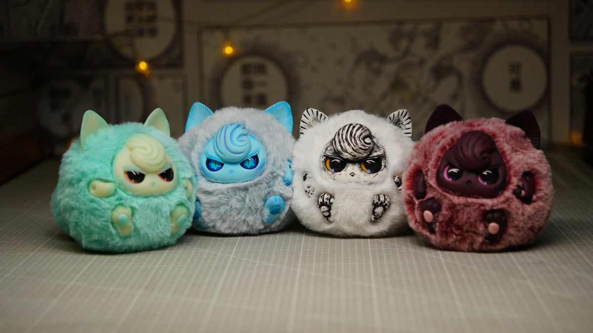Art Doll | Fluffy Jigglypuff, Handmade Original Art Doll, Custom colors are available