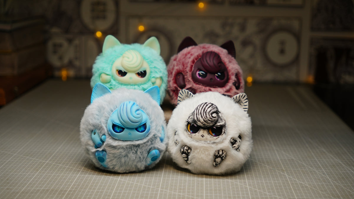 Art Doll | Fluffy Jigglypuff, Handmade Original Art Doll, Custom colors are available