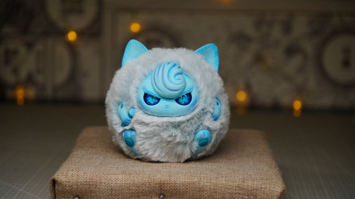 Art Doll | Fluffy Jigglypuff, Handmade Original Art Doll, Custom colors are available