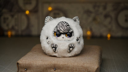 Art Doll | Fluffy Jigglypuff, Handmade Original Art Doll, Custom colors are available