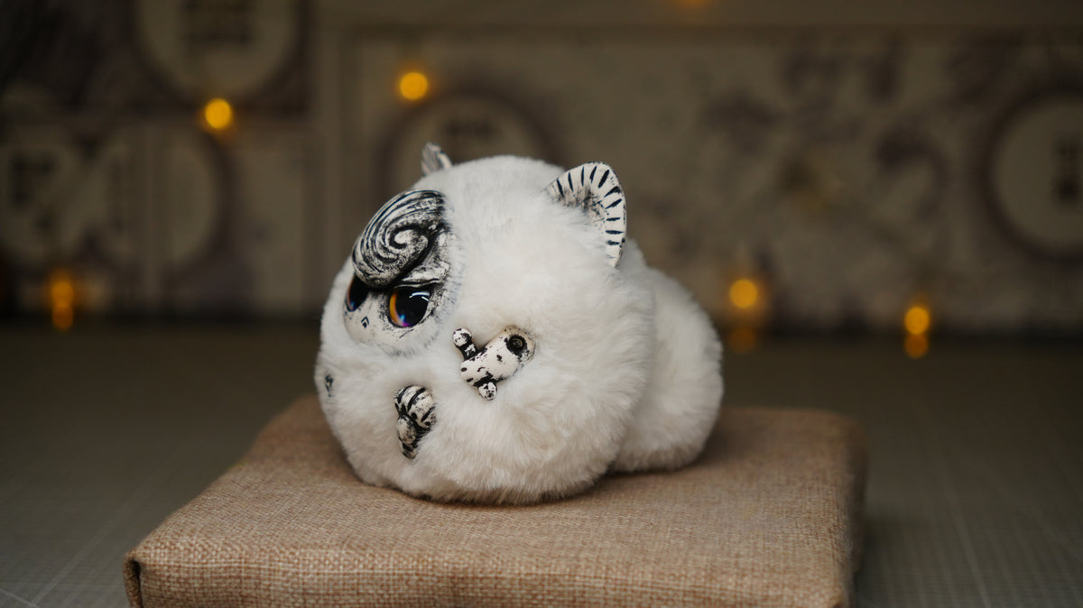 Art Doll | Fluffy Jigglypuff, Handmade Original Art Doll, Custom colors are available