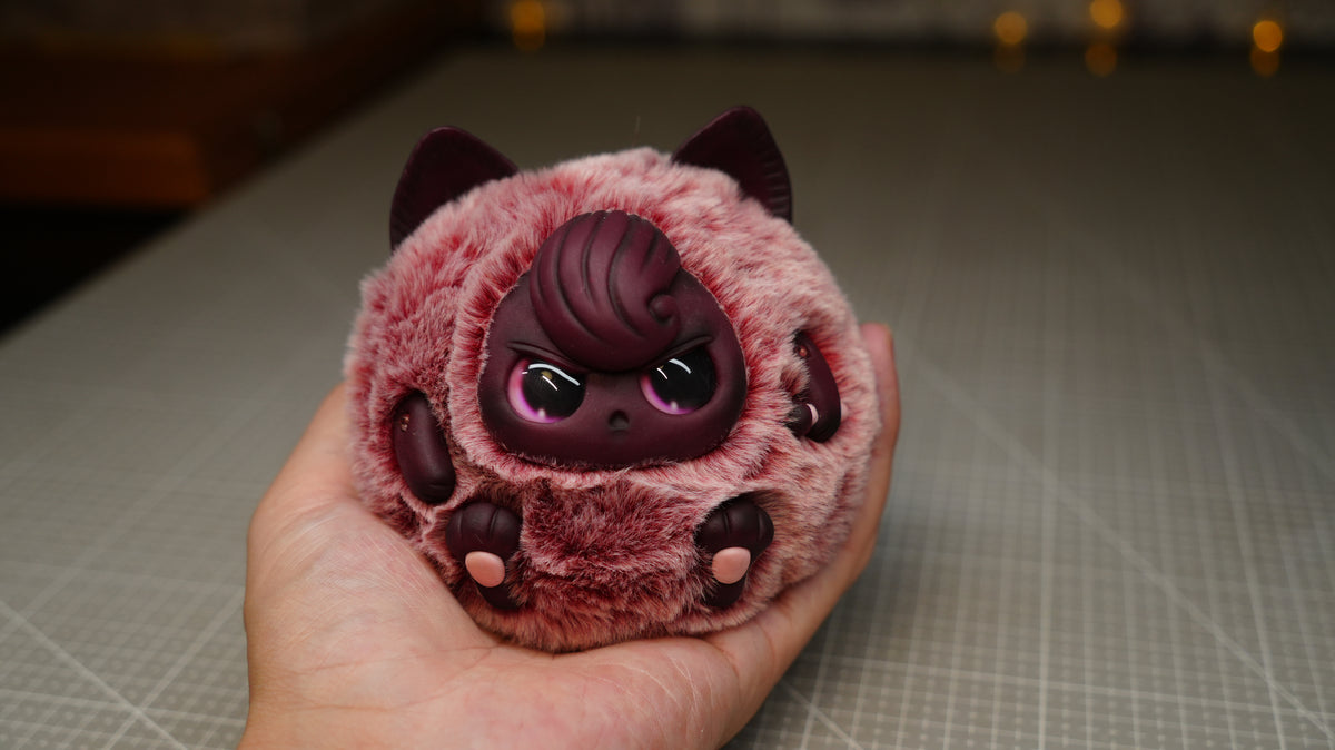 Art Doll | Fluffy Jigglypuff, Handmade Original Art Doll, Custom colors are available