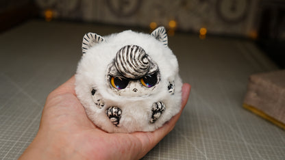 Art Doll | Fluffy Jigglypuff, Handmade Original Art Doll, Custom colors are available